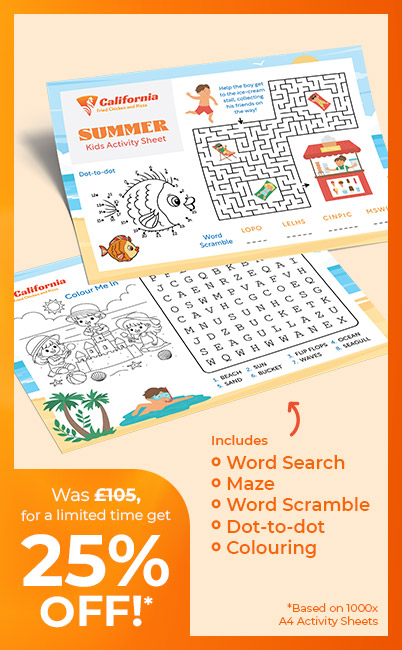 Kids Activity Sheets